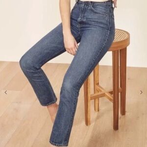 Reformation Stevie Ultra High Rise Jean in “Perth” Wash Women’s Size 27